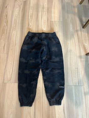 Alphalete Black Tie-Dye Joggers